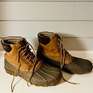 Sperry Top-Sider Avenue Duck Boots, Men’s 11.5, Tan-Brown Weather Boot